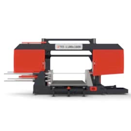 1100x1600 Yarı Otomatik Tabla Sürmeli Şerit Testere Makinası